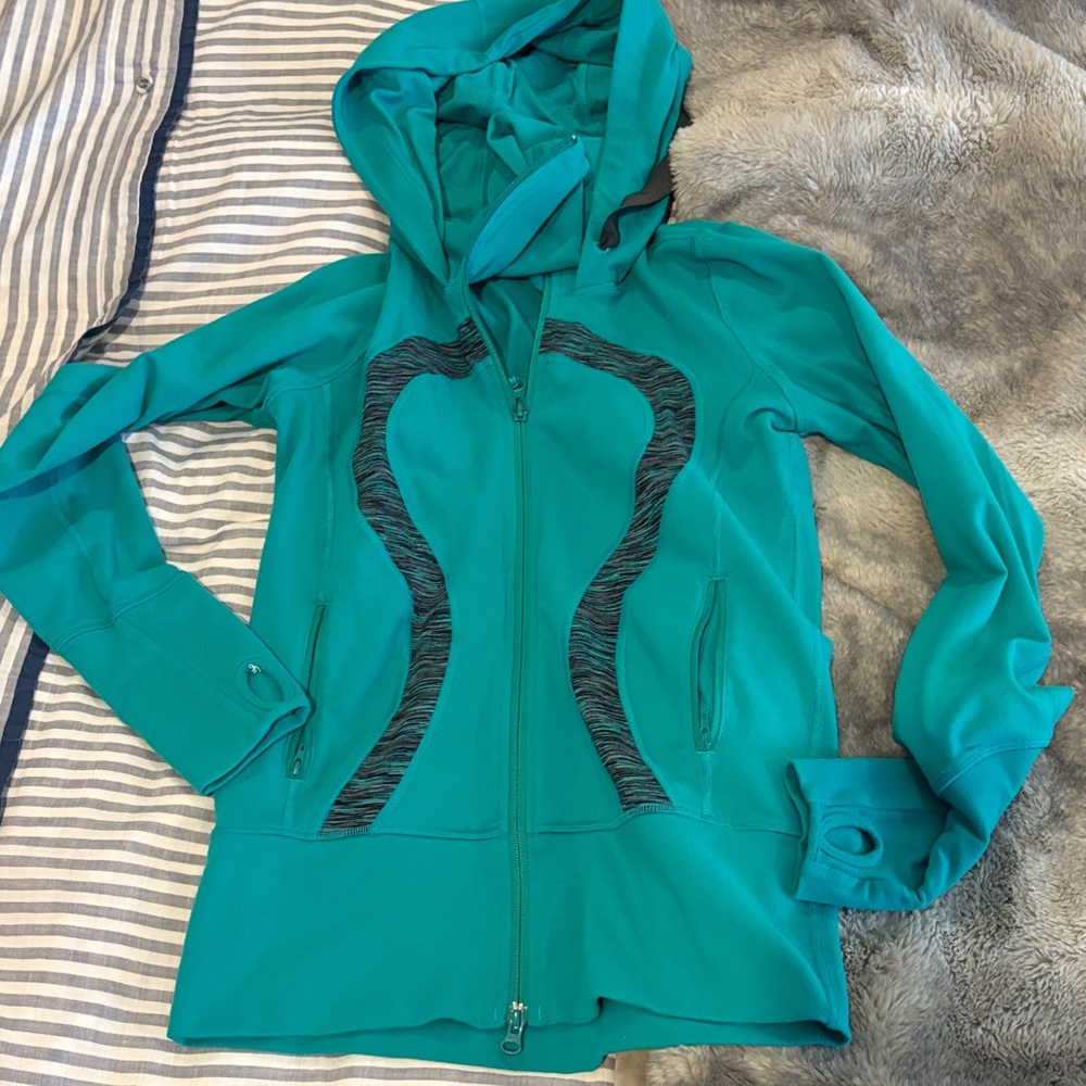 Lululemon Women's Teal Hooded Jacket